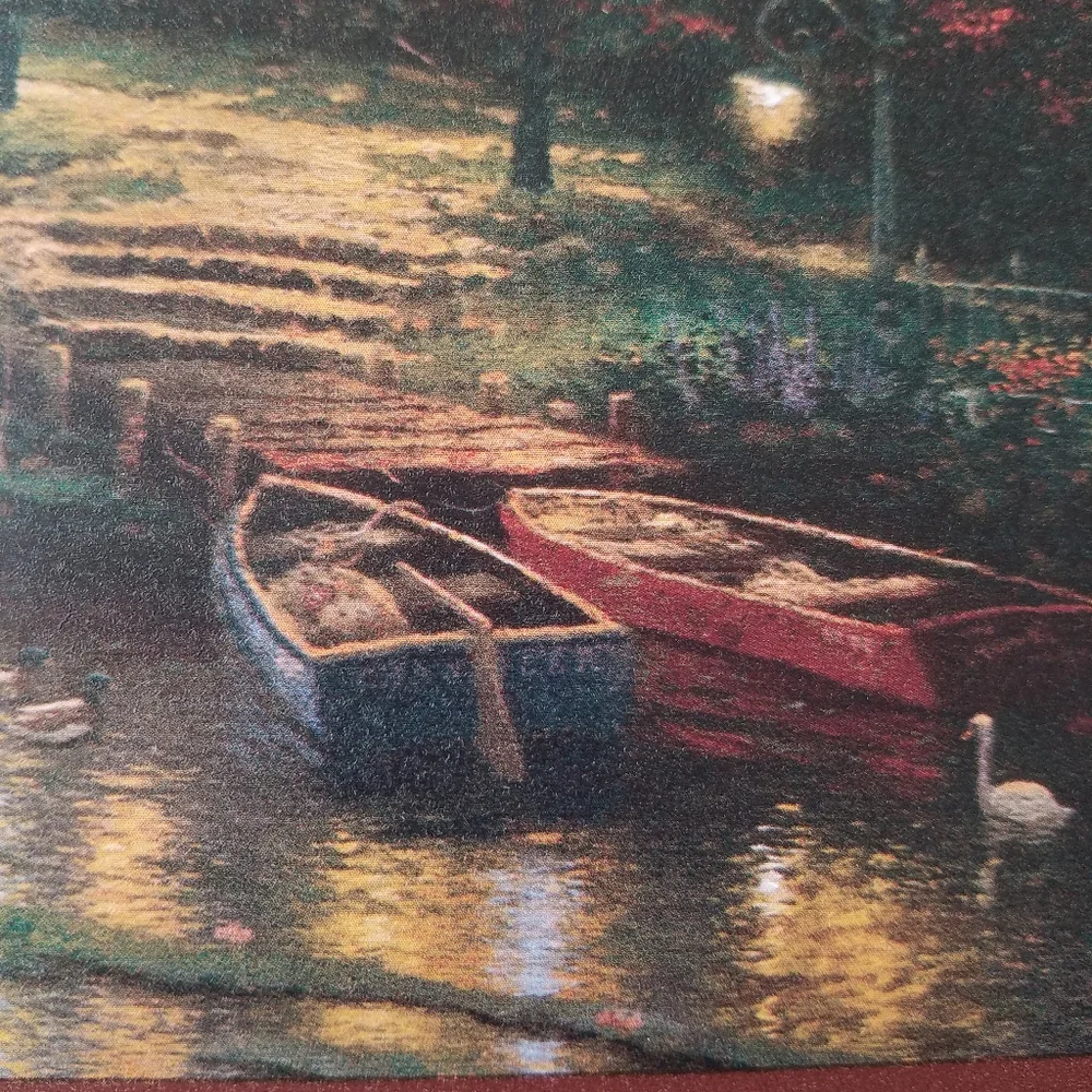 Wallpaper Border Thomas Kinkade Lamplight Inn
